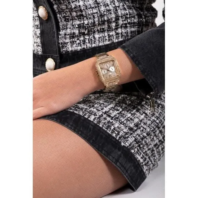Guess Ladies Deco Stainless Steel Gold Tone Watch GW0472L2