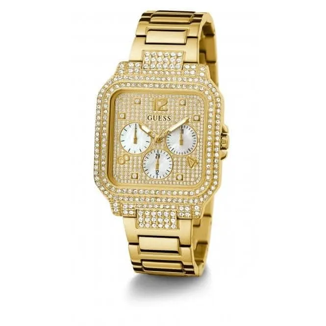Guess Ladies Deco Stainless Steel Gold Tone Watch GW0472L2
