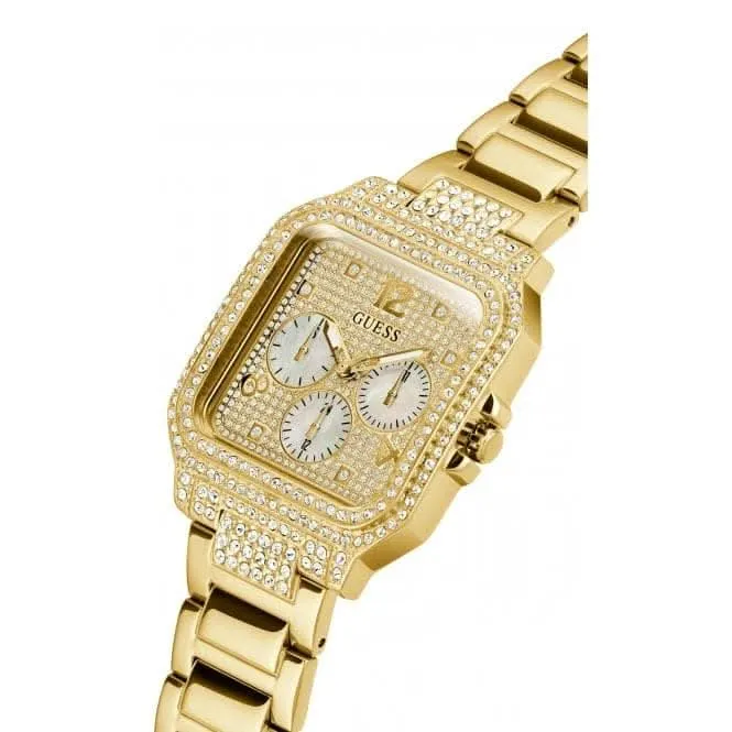 Guess Ladies Deco Stainless Steel Gold Tone Watch GW0472L2