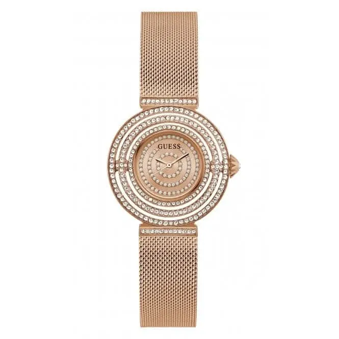 Guess Ladies Dream Stainless Steel Rose Gold Watch GW0550L3