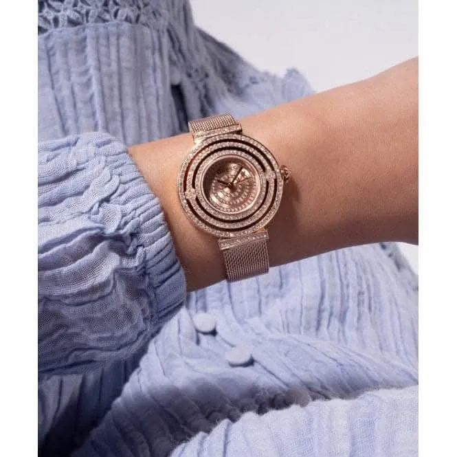 Guess Ladies Dream Stainless Steel Rose Gold Watch GW0550L3
