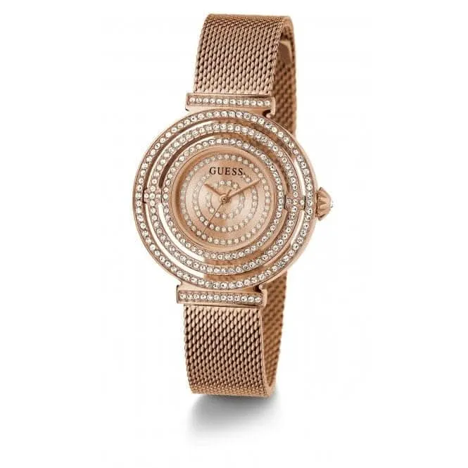 Guess Ladies Dream Stainless Steel Rose Gold Watch GW0550L3