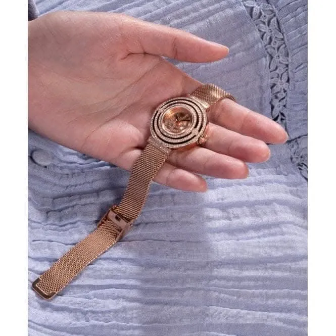 Guess Ladies Dream Stainless Steel Rose Gold Watch GW0550L3