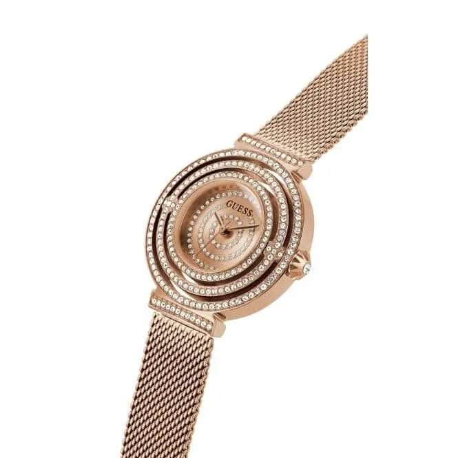Guess Ladies Dream Stainless Steel Rose Gold Watch GW0550L3