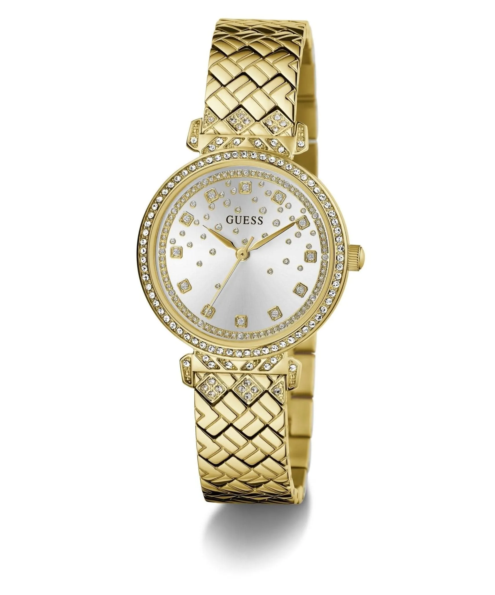Guess Ladies Enchantment Gold Tone Recycled Steel Watch GW0763L2