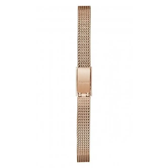 Guess Ladies Grace Stainless Steel Mesh Rose Gold Watch GW0400L3