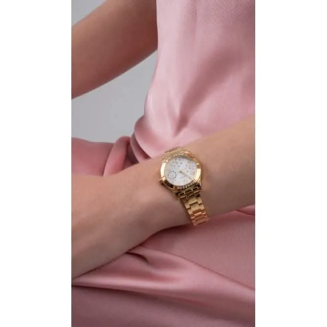 Guess Ladies Piper Stainless Steel Gold Tone Watch GW0413L2