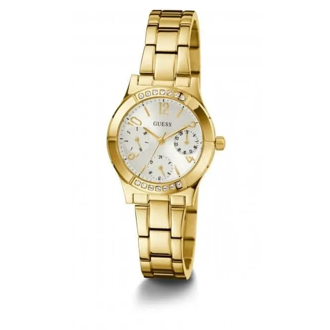 Guess Ladies Piper Stainless Steel Gold Tone Watch GW0413L2