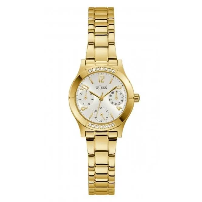 Guess Ladies Piper Stainless Steel Gold Tone Watch GW0413L2