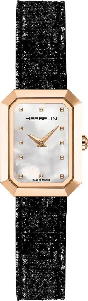 Herbelin Watches Herbelin Octogone Rose Gold PVD Watch