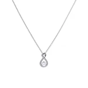 Infinity Cubic Zirconia Pendant P4912 Diamonfire Jewellery