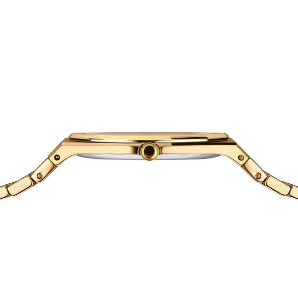Jewelry Bering Watches Bering - Classic Polished/Brushed Gold 32mm Ladies Watch