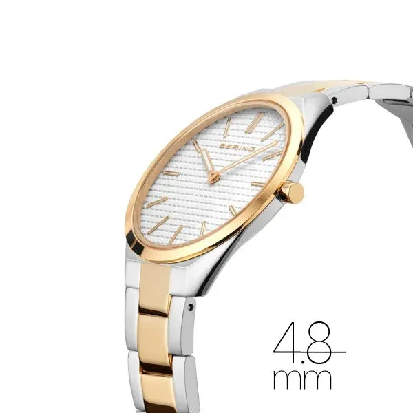 Jewelry Bering Watches Bering - Ultra Slim Polished/Brushed Silver/Gold