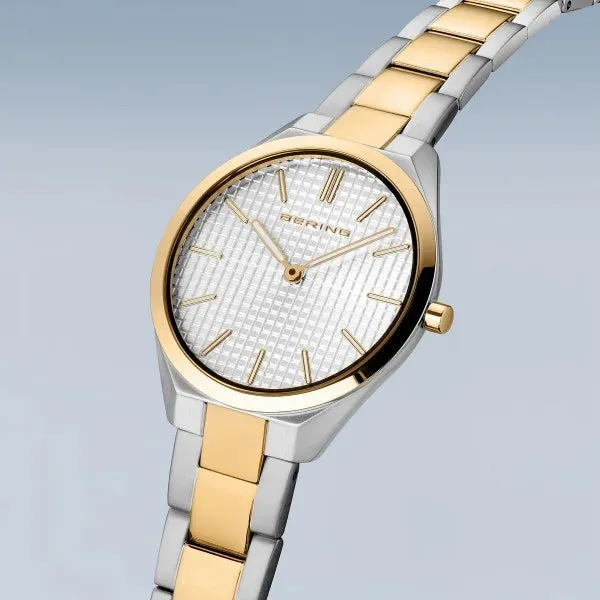 Jewelry Bering Watches Bering - Ultra Slim Polished/Brushed Silver/Gold