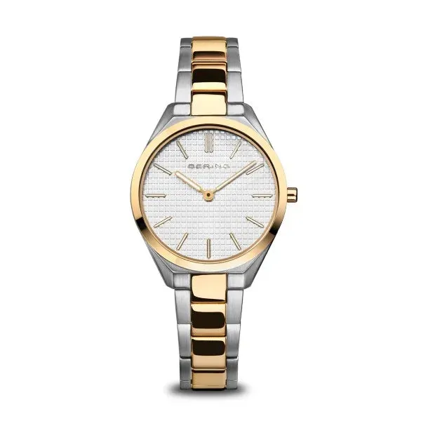 Jewelry Bering Watches Bering - Ultra Slim Polished/Brushed Silver/Gold