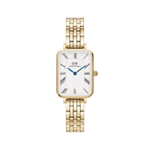 Jewelry Daniel Wellington Watches Daniel Wellington -Quadro Roman Numerals 5-Link Gold