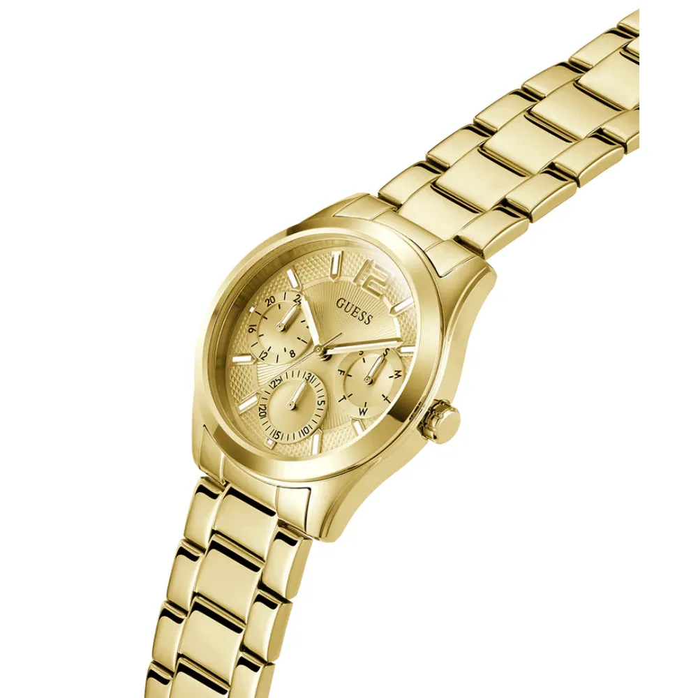 Jewelry Guess Watches Guess Analog Gold Stainless Steel Strap Women Watch GW0760L2