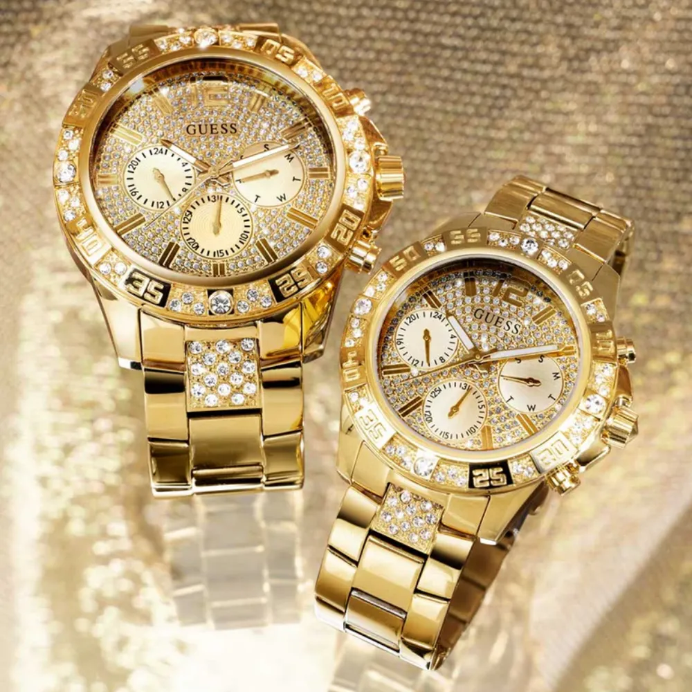 Jewelry Guess Watches Guess Analog Stainless Steel Strap Women Watch GW0771 Series