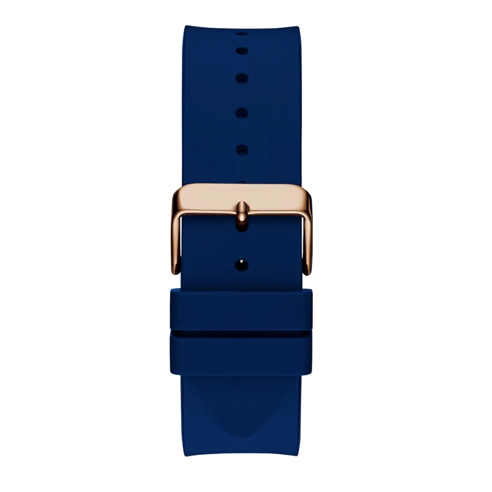 Jewelry Guess Watches GUESS GW0805G3 BLUE DIAL ROSE GOLD TONE ANALOG WATCH