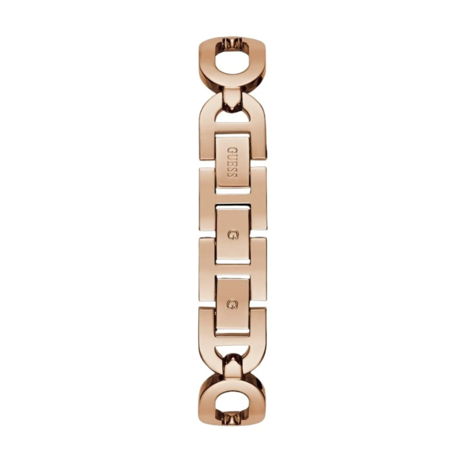 Jewelry Guess Watches Guess Ladies Rose Gold Tone G-Links Analog Watch GW0759L3