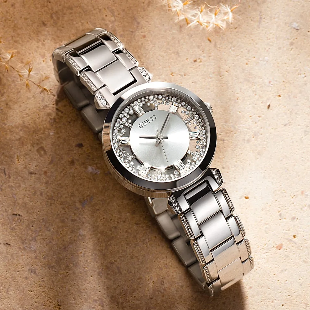 Jewelry Guess Watches GUESS SILVER STAINLESS STEEL WOMEN WATCH GW0470L1