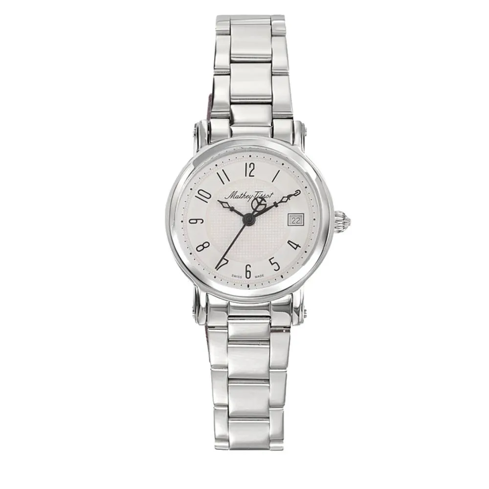 Jewelry Mathey-Tissot Watches Mathey-Tissot City Big Collection Sapphire Crystal Stainless Steel Women's Watch