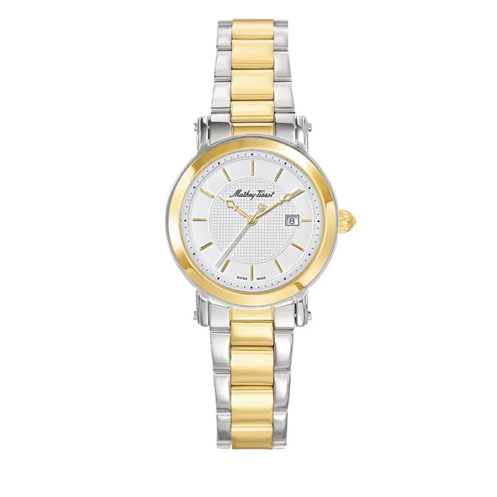 Jewelry Mathey-Tissot Watches Mathey-Tissot City Big Collection Sapphire Crystal Stainless Steel Women's Watch