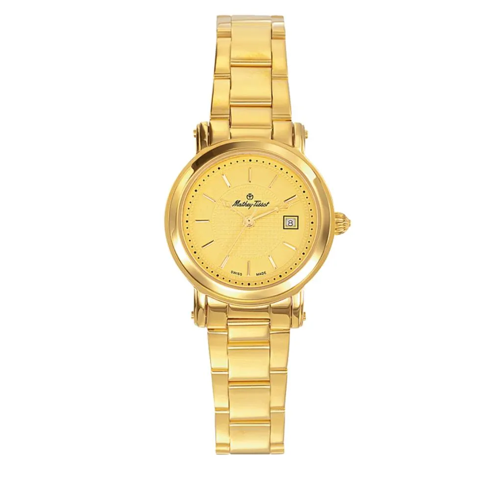 Jewelry Mathey-Tissot Watches Mathey-Tissot City Big Collection Sapphire Crystal Stainless Steel Women's Watch