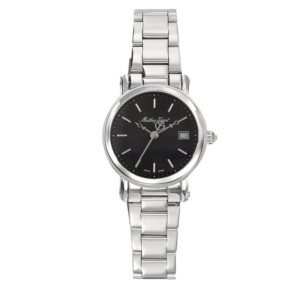Jewelry Mathey-Tissot Watches Mathey-Tissot City Big Collection Sapphire Crystal Stainless Steel Women's Watch