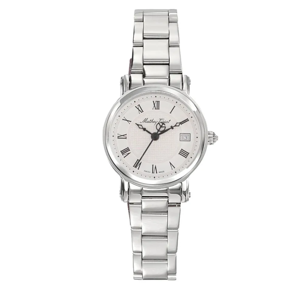 Jewelry Mathey-Tissot Watches Mathey-Tissot City Big Collection Sapphire Crystal Stainless Steel Women's Watch
