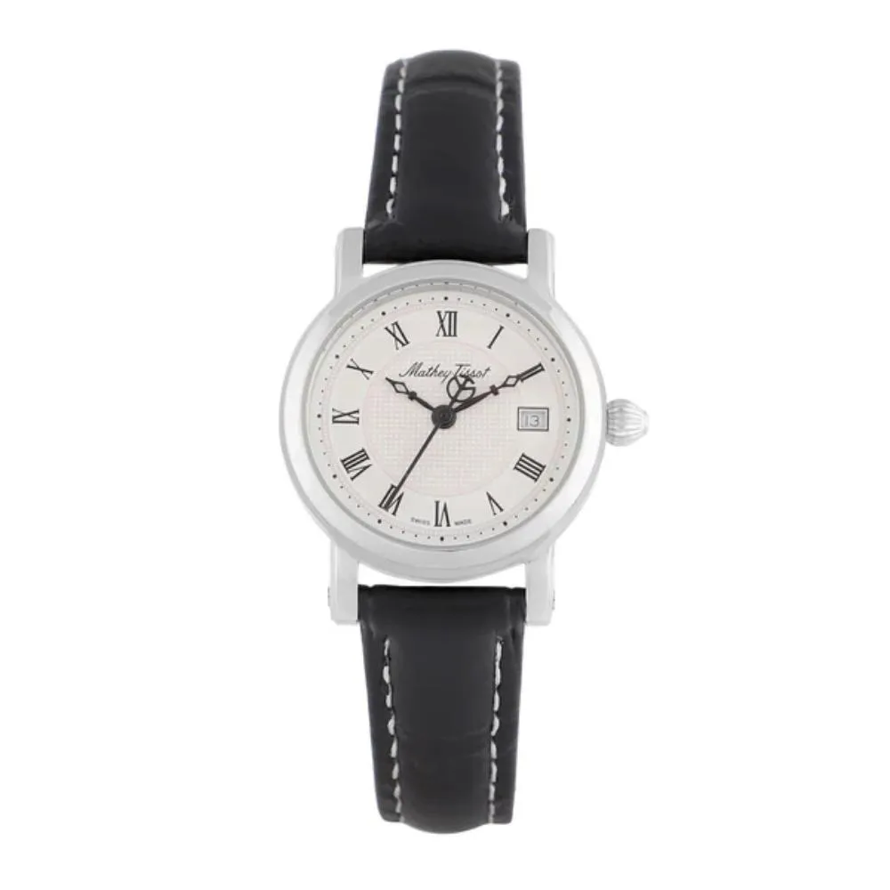 Jewelry Mathey-Tissot Watches Mathey-Tissot City Leather Collection Stainless Steel Women's Watch
