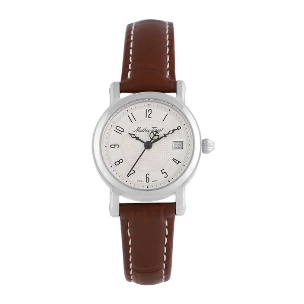 Jewelry Mathey-Tissot Watches Mathey-Tissot City Leather Collection Stainless Steel Women's Watch