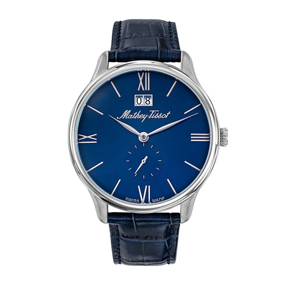 Jewelry Mathey-Tissot Watches Mathey-Tissot Edmond Leather Collection Men's Watch