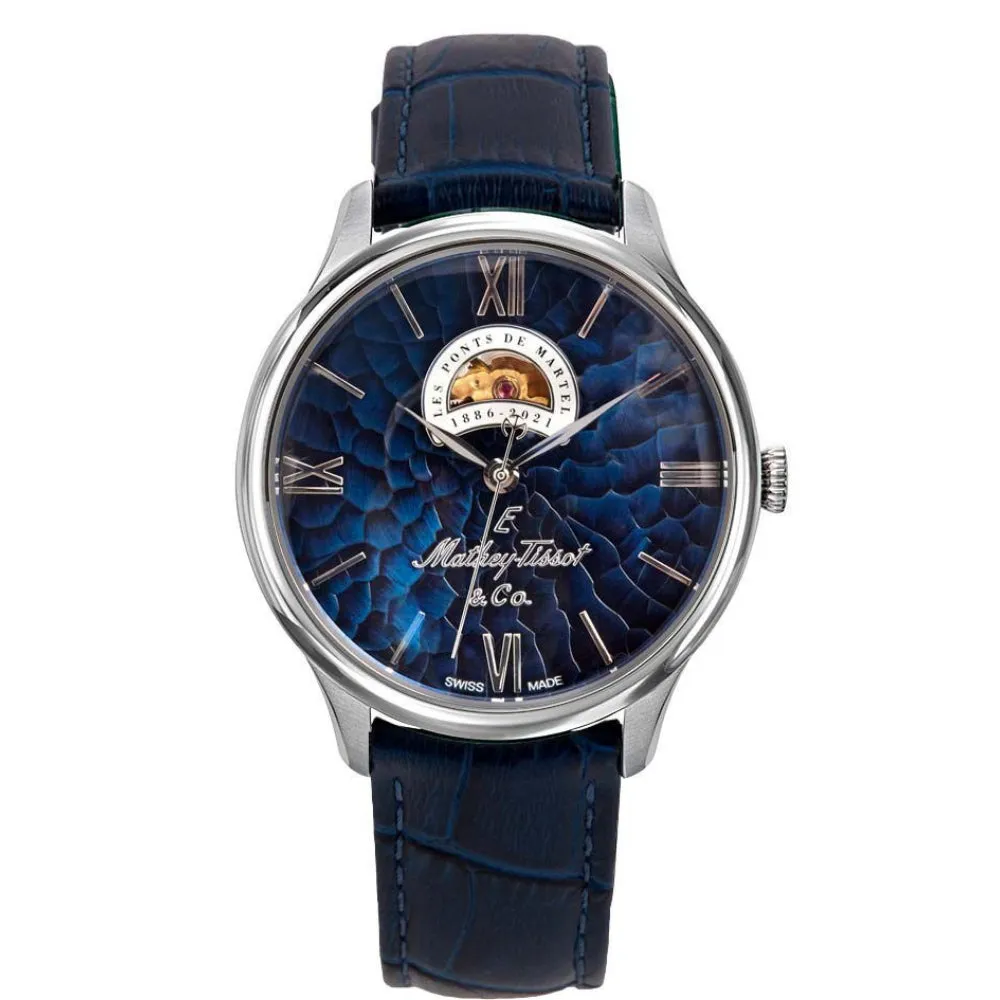 Jewelry Mathey-Tissot Watches Mathey-Tissot Edmond Open Heart Limited Edition Men's Watch