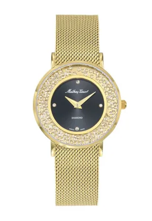 Jewelry Mathey-Tissot Watches Mathey-Tissot Electra Collection Yellow Gold Women's Watch