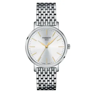 Jewelry Tissot Watches Tissot Every time Silver Dial Stainless Steel Strap Women Watch T1432101101101