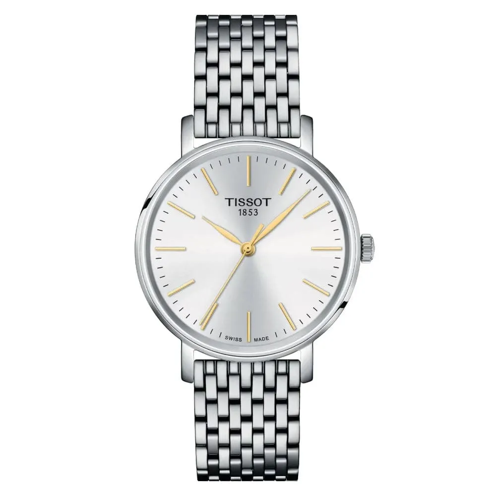 Jewelry Tissot Watches Tissot Every time Silver Dial Stainless Steel Strap Women Watch T1432101101101