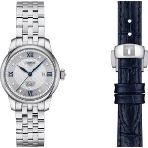 Jewelry Tissot Watches Tissot Le Locle Silver Stainless Steel Strap Women Watch T0062071103601