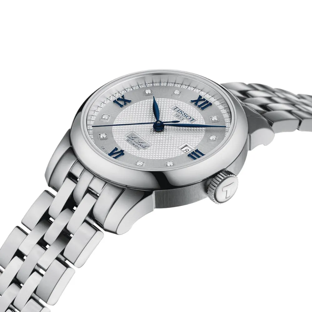 Jewelry Tissot Watches Tissot Le Locle Silver Stainless Steel Strap Women Watch T0062071103601