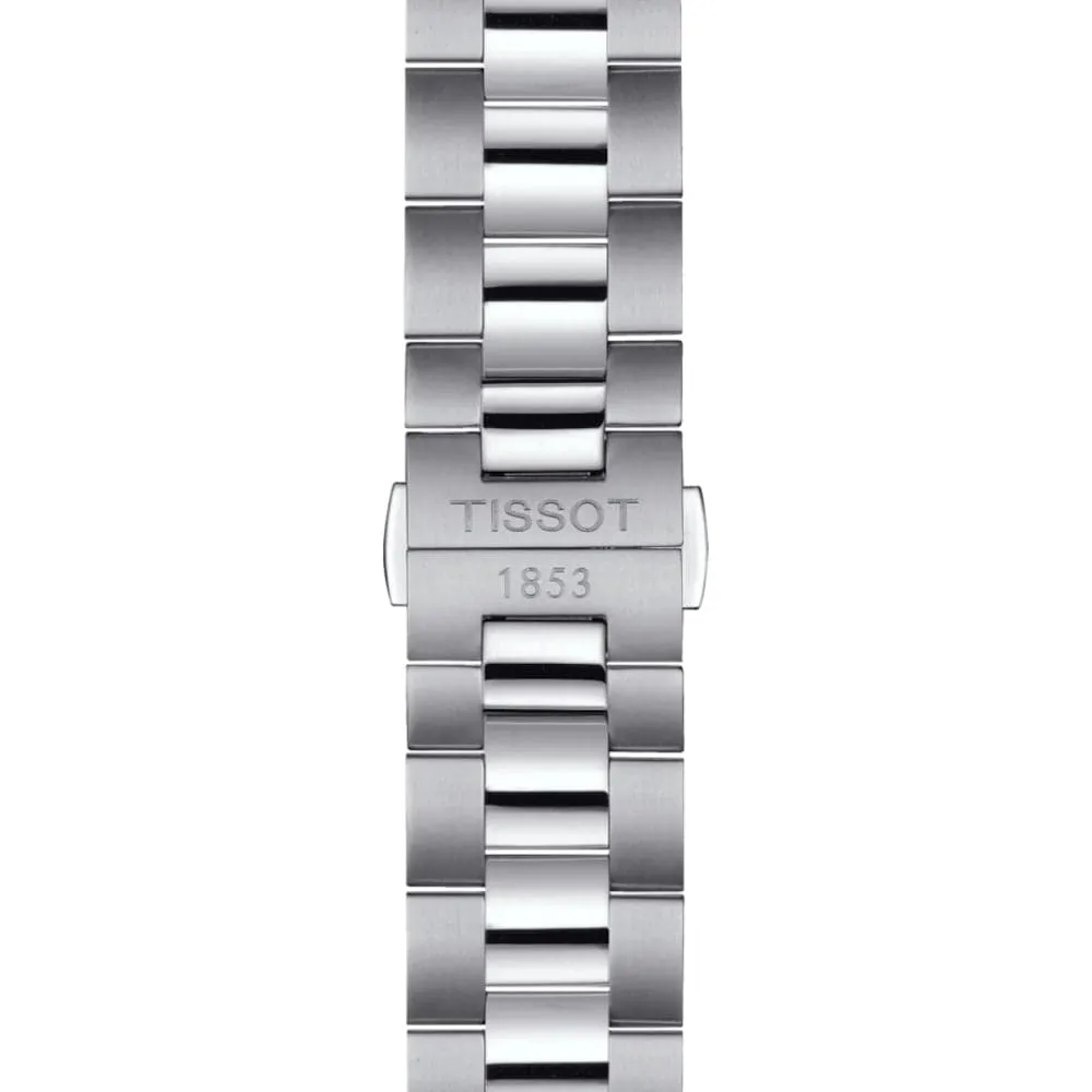Jewelry Tissot Watches Tissot Powermatic Open Heart Silver Dial Stainless Steel Men Watch T1274071103101