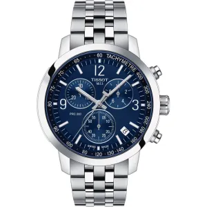 Jewelry Tissot Watches TISSOT PRC T1144171104700 BLUE DIAL STAINLESS STEEL MEN'S WATCH