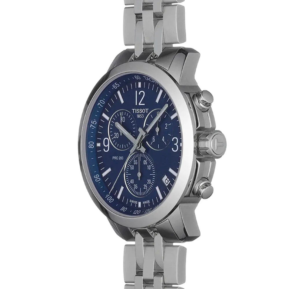 Jewelry Tissot Watches TISSOT PRC T1144171104700 BLUE DIAL STAINLESS STEEL MEN'S WATCH