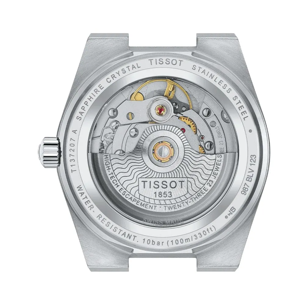 Jewelry Tissot Watches Tissot PRX Powermatic 80 Black Dial Silver Stainless Steel Strap Men Watch T1372071105100