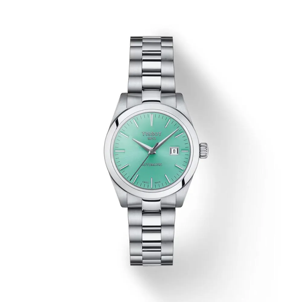 Jewelry Tissot Watches Tissot PRX Powermatic 80 Light Green Dial Stainless Steel Unisex Watch T1372071109101