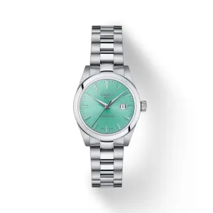 Jewelry Tissot Watches Tissot PRX Powermatic 80 Light Green Dial Stainless Steel Unisex Watch T1372071109101