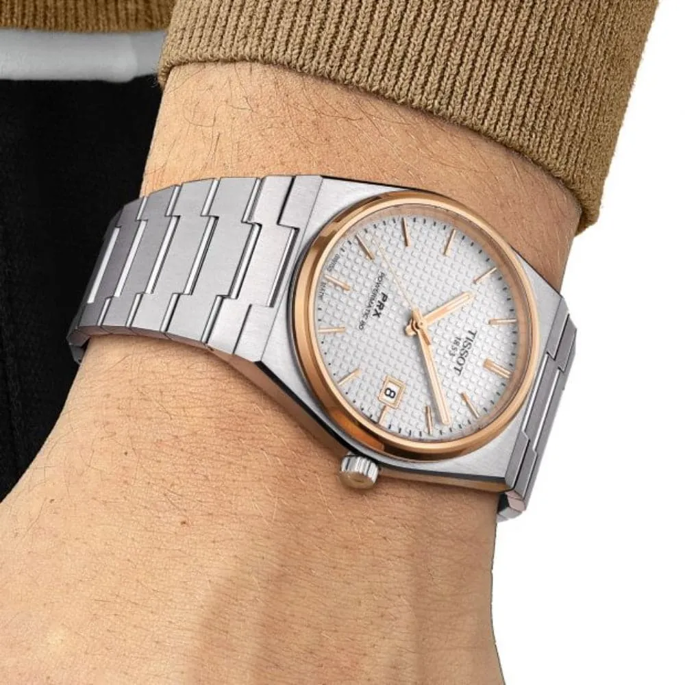 Jewelry Tissot Watches TISSOT PRX POWERMATIC 80 T1374072103100 MEN'S WATCH