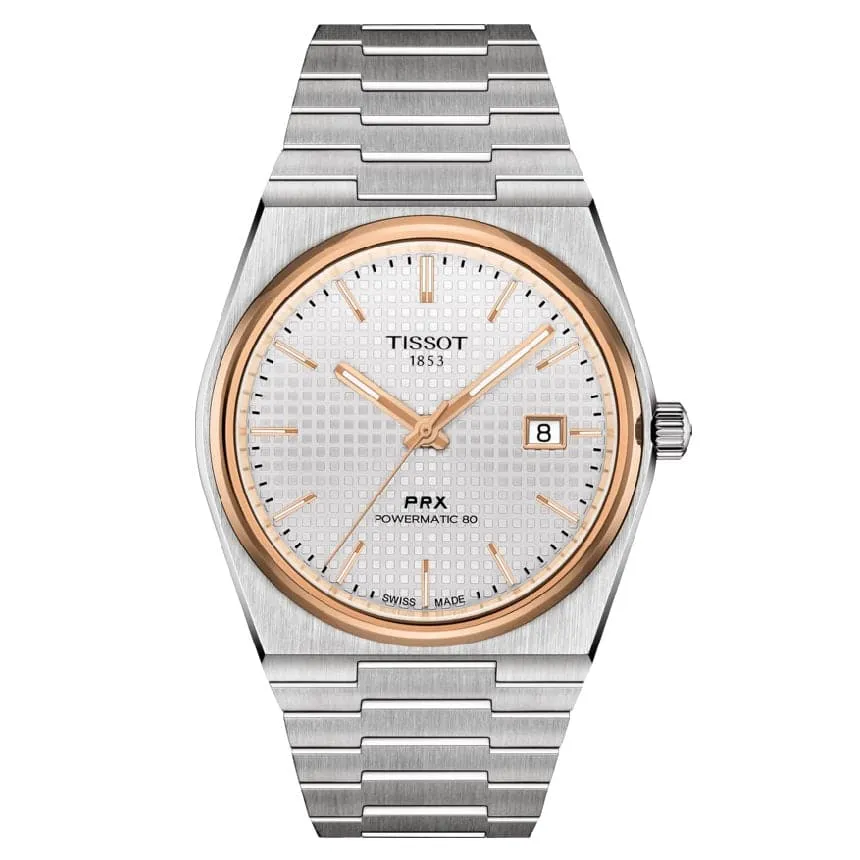 Jewelry Tissot Watches TISSOT PRX POWERMATIC 80 T1374072103100 MEN'S WATCH