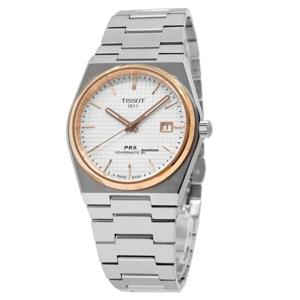 Jewelry Tissot Watches TISSOT PRX POWERMATIC 80 T1374072103100 MEN'S WATCH