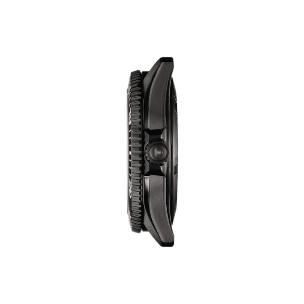 Jewelry Tissot Watches Tissot Seastar 1000 Powermatic 80 Black Stainless Steel Unisex Watch T1208073305100