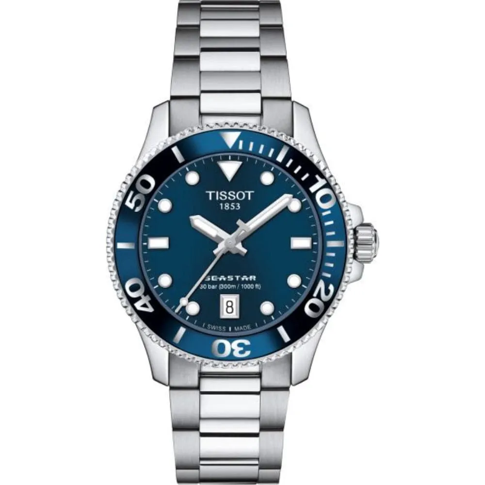 Jewelry Tissot Watches TISSOT SEASTAR T1202101104100 STAINLESS STEEL WOMEN WATCH